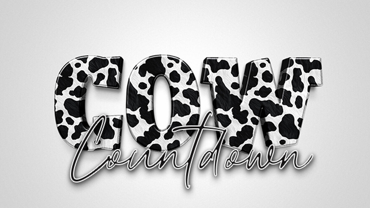 Cow Party Fun Countdown image number null